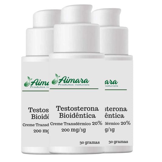 Testosterona Bioidêntica 20% (Base Creme Transdérmica)