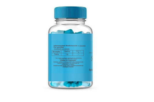 Spirulina Orgânica ( 60 cápsulas de 1000 mg)