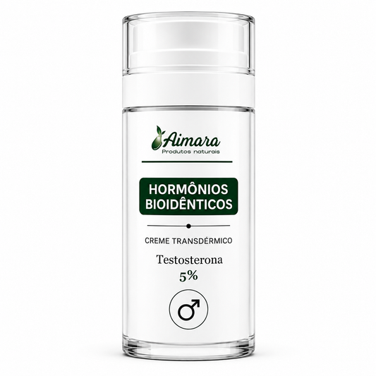 Testosterona Bioidêntica  Base Creme Transdérmica- 30g (Manipulado)