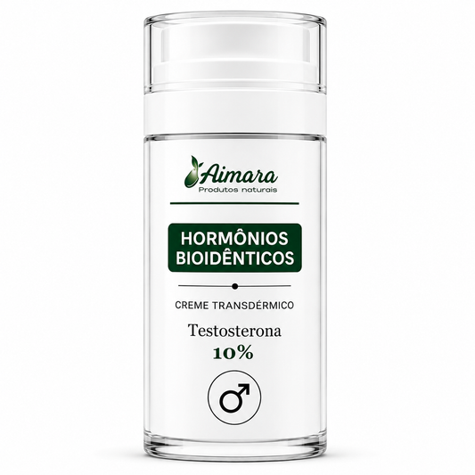 Testosterona Bioidêntica  Base Creme Transdérmica- 30g (Manipulado)