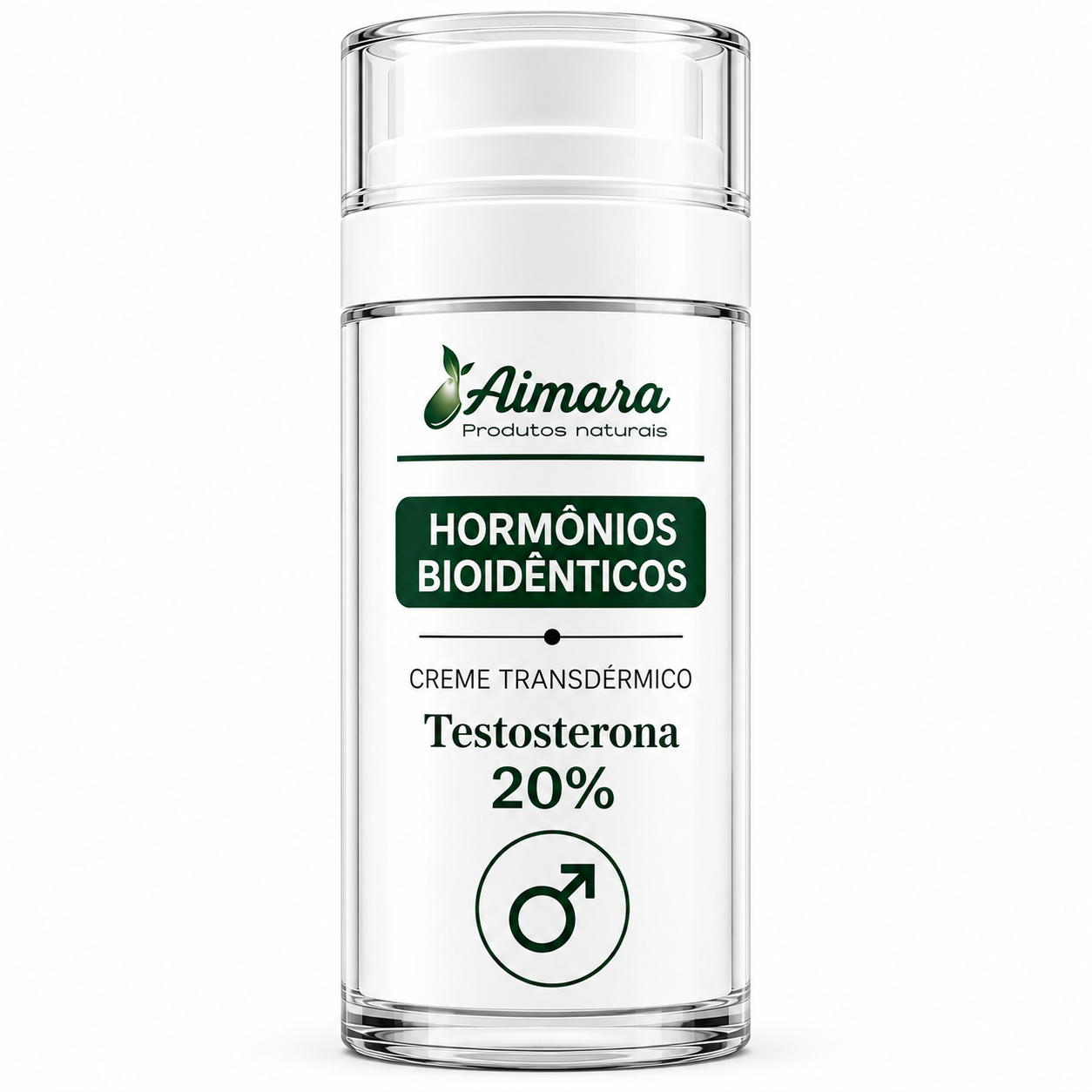 Testosterona Bioidêntica  Base Creme Transdérmica- 30g (Manipulado)