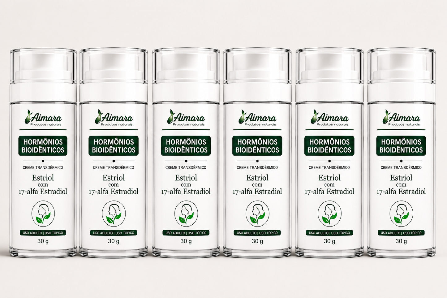 Estriol + 17-Alfa Estradiol  Bioidênticos  (Base Creme Transdérmica)- 30g (Manipulado)