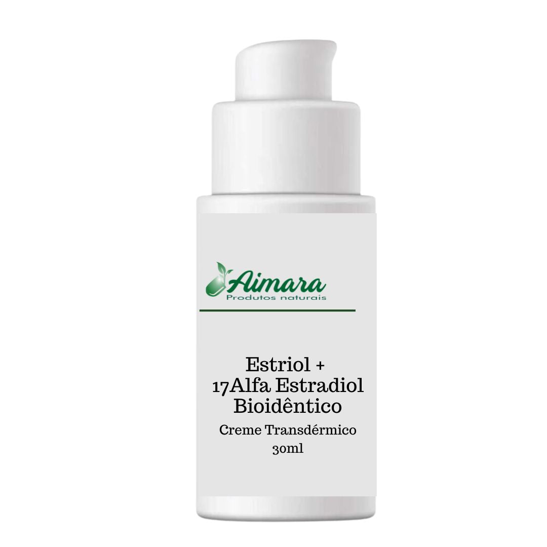 Estriol + 17-Alfa Estradiol  Bioidênticos  (Base Creme Transdérmica)- 30g (Manipulado)