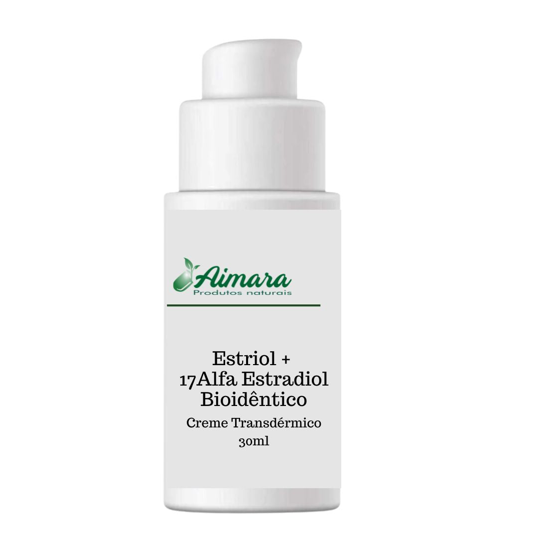 Menopausa: Estriol + 17-Alfa Estradiol  Bioidênticos  (Base Creme Transdérmica)
