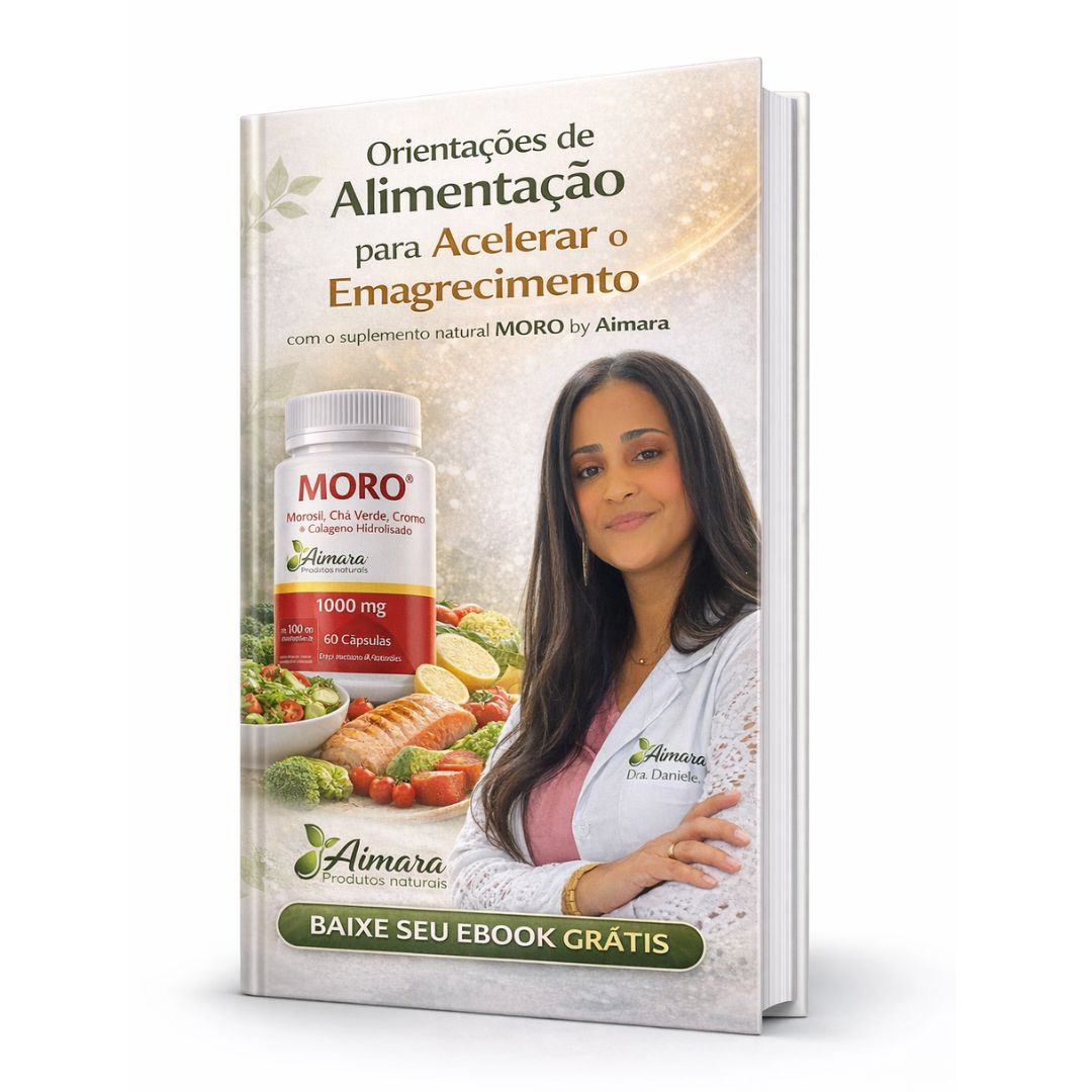 Moro- (Morosil+Chá Verde+Cromo+Colágeno Verisol) Emagrecimento Natural