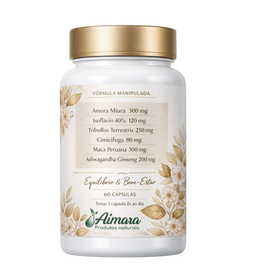 HormoFemme (Amora miúra + Isoflavonas + Tribulus + Cimicifuga + Maca Peruana + Ashwagandha/ginseng),