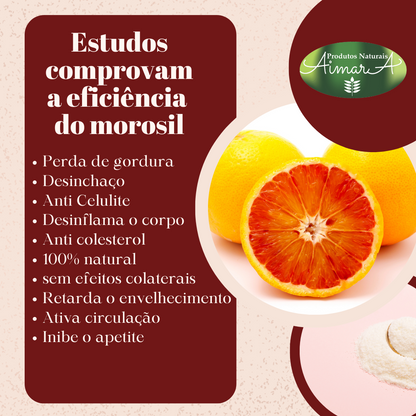 Moro- (Morosil+Chá Verde+Cromo+Colágeno Verisol) Emagrecimento natural