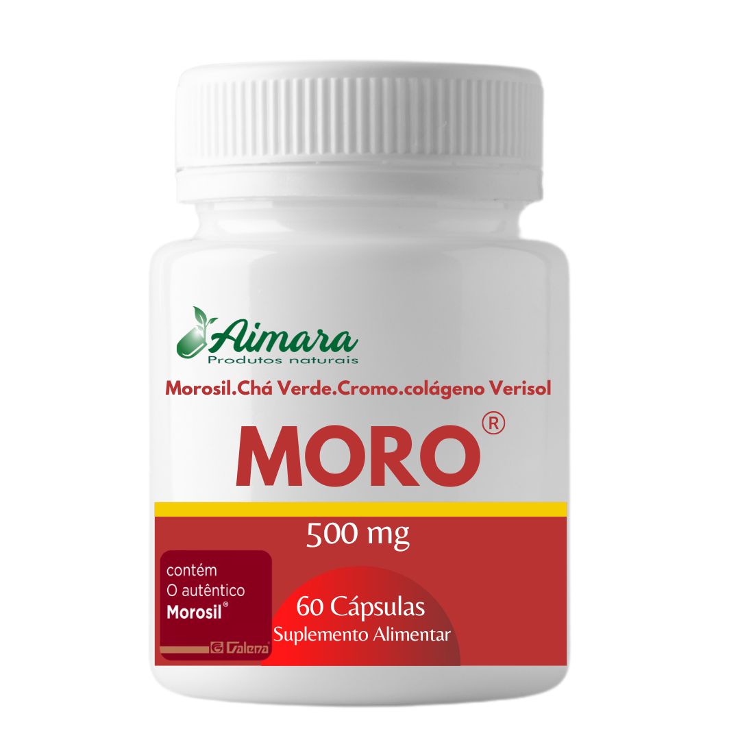 Moro- (Morosil+Chá Verde+Cromo+Colágeno Verisol) Emagrecimento natural