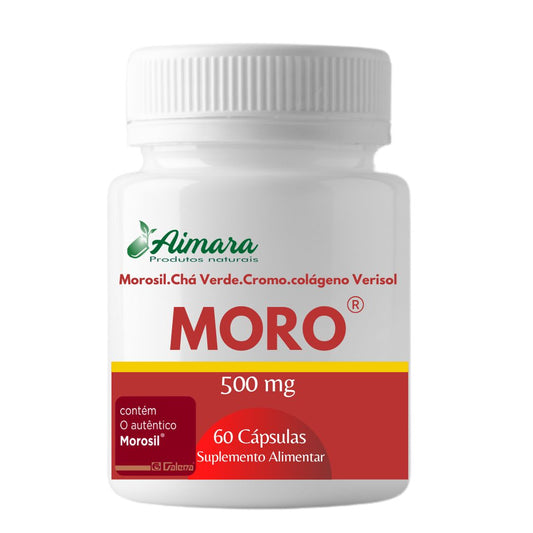 Moro- (Morosil+Chá Verde+Cromo+Colágeno Verisol) Emagrecimento natural