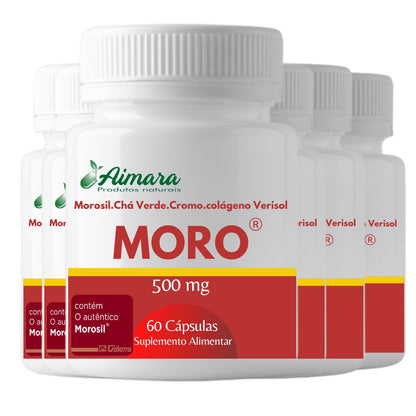Moro- (Morosil+Chá Verde+Cromo+Colágeno Verisol) Emagrecimento natural
