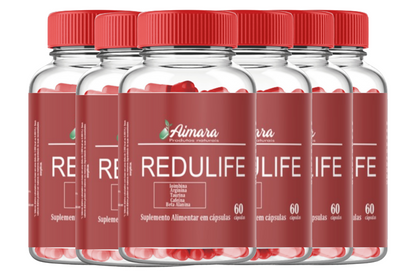 Redulife (Ioimbina, Beta Alanina, Arginina, Cafeína e Taurina)- 60 cápsulas de 1000mg