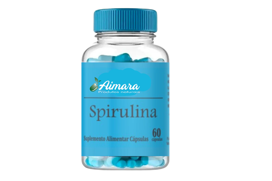Spirulina Orgânica ( 60 cápsulas de 1000 mg)