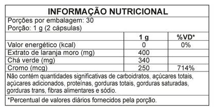 Moro- (Morosil+Chá Verde+Cromo+Colágeno Verisol) Emagrecimento natural